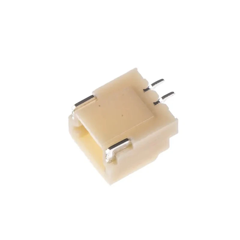 JST SH Series Right Angle Surface PCB Header, 2 Contact(s), 1 mm Pitch, 1 Row, Shrouded SM02B-SRSS-TB(LFSN)