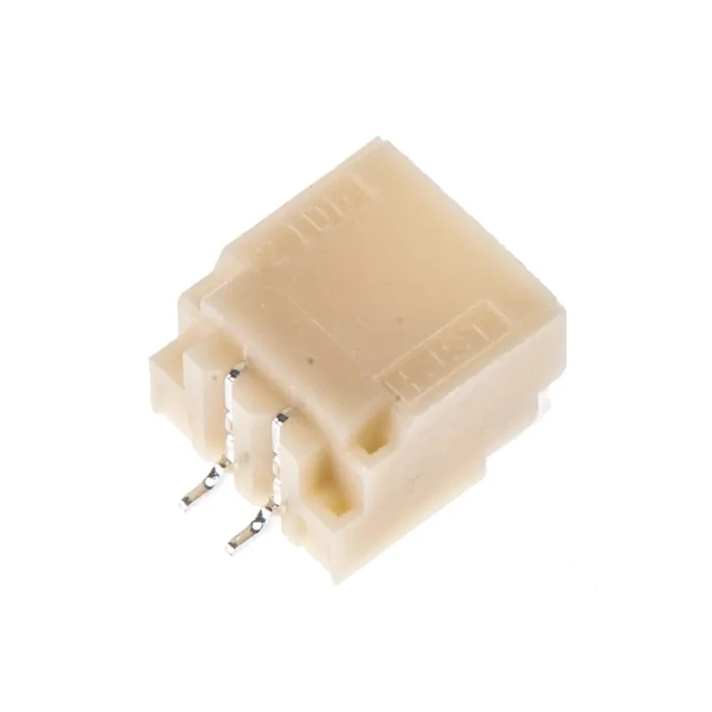 JST SH Series Right Angle Surface PCB Header, 2 Contact(s), 1 mm Pitch, 1 Row, Shrouded SM02B-SRSS-TB(LFSN)