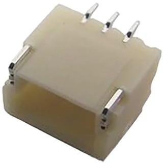 JST SH Series Right Angle Surface PCB Header 3 Contacts 1 mm Pitch 1 Row Shrouded SM03B-SRSS-TB(LFSN)