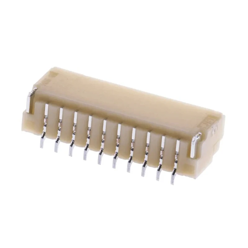 JST SH Series Straight Surface PCB Header 10 Contact 1 mm Pitch 1 Row Shrouded BM10B-SRSS-TB(LFSN)