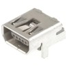Molex Mini USB Type AB Right Angle Through Hole Female USB Connector USB 2.0 56579-0519