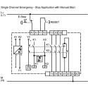 Wieland 24V AC/DC Safety Relay with 3 Safety Contacts and 1 Auxiliary Contact R1.188.0500.1
