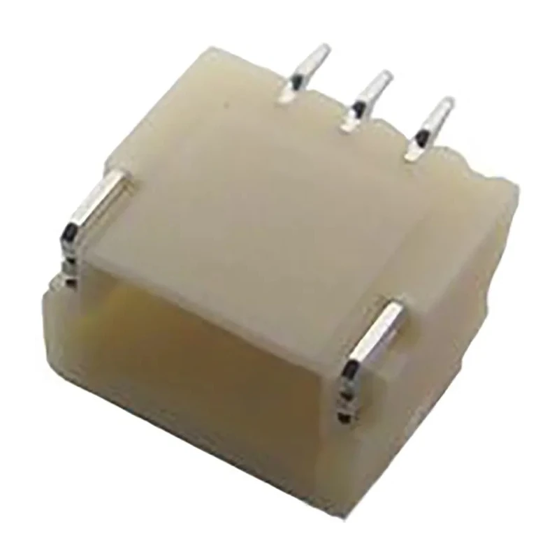 JST Right Angle Surface PCB Header, 3 Contacts, 1 mm Pitch, 1 Row, Shrouded SM03B-SRSS-TB(LFSN)