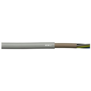 Lapp NYM-J 5 Core Grey Power Cable 50°C 50 m Polyvinyl Chloride Copper Conductor 16000063