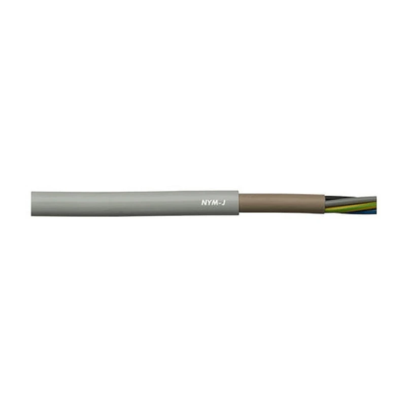 Lapp NYM-J 5 Core Grey Power Cable 50°C 50 m Polyvinyl Chloride Copper Conductor 16000063
