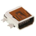 Molex USB Connector Right Angle Surface Mount Female 1 Port Mini USB Type AB USB 2.0 56579-0576