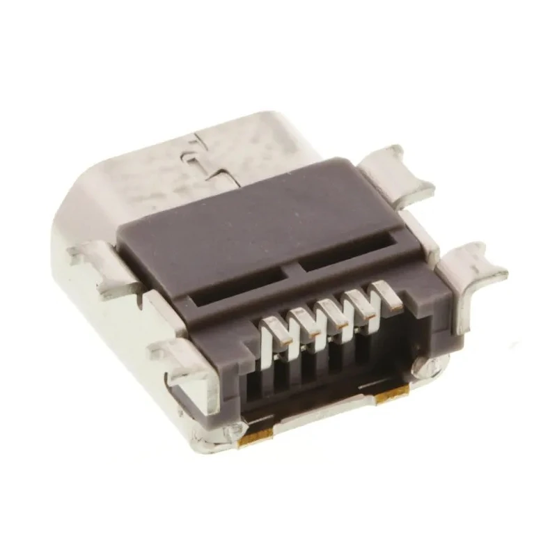 Molex USB Connector Right Angle Surface Mount Female 1 Port Mini USB Type AB USB 2.0 56579-0576