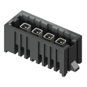 Samtec IP5 Series Straight Through Hole PCB Header 1 Contact 4 mm Pitch 1 Row Shrouded IP5-01-05.0-L-S-1-TR