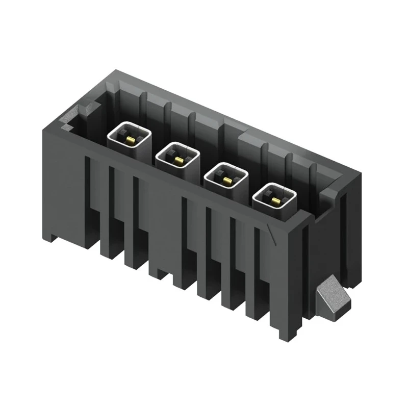 Samtec IP5 Series Straight Through Hole PCB Header 1 Contact 4 mm Pitch 1 Row Shrouded IP5-01-05.0-L-S-1-TR