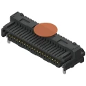 Samtec LSEM Series Right Angle Surface PCB Header, 100 Contacts, 0.8 mm Pitch, 2 Row, Shrouded LSEM-150-01-L-DH-A-N-K-TR