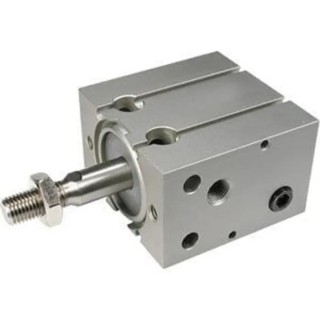 SMC 15 mm Pneumatic Cylinder CDU Series Single Acting with Rubber Bumper Aluminum Alloy Body CDU10-15S