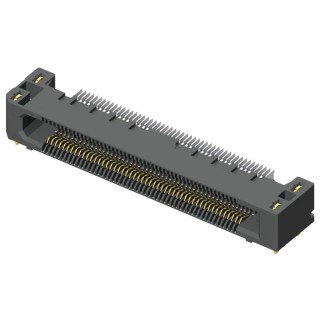 Samtec ERF5 Series Right Angle Surface PCB Socket, 100-Contact, 2 Row, 0.5 mm Pitch Solder ERF5