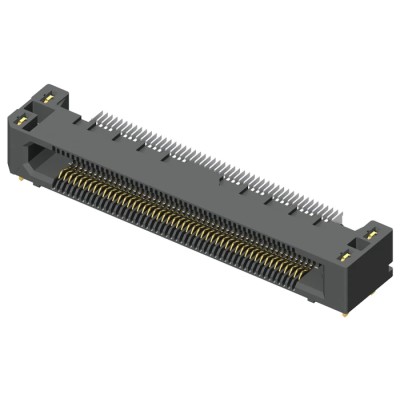 Samtec ERF5 Series Right Angle Surface PCB Socket, 100-Contact, 2 Row, 0.5 mm Pitch Solder ERF5