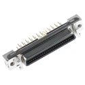 3M 50 Way Straight Through Hole Female SCSI Connector 2.54 mm Pitch Gold Plated Contacts 10250-6212PL