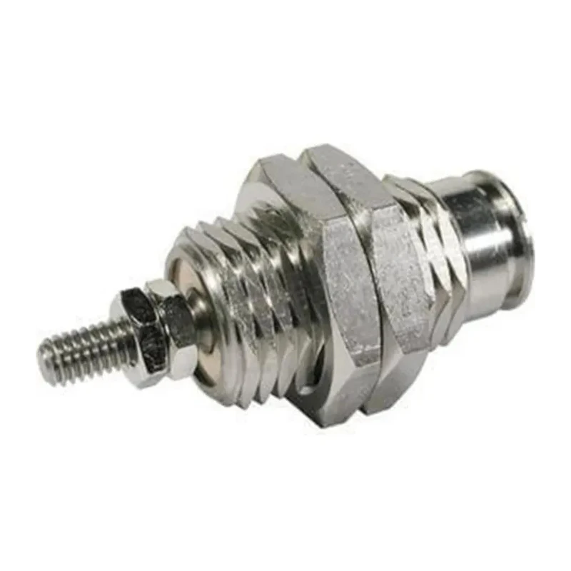 SMC 15 mm Pneumatic Cylinder CJP Series Single Acting, Panel Mount, Brass Body, Spring Return, 70°C Maximum CJPB4-15Z