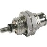 SMC Pneumatic Cylinder 10 mm Stroke, Brass and Stainless Steel Body, Single Acting CJPS10-10Z