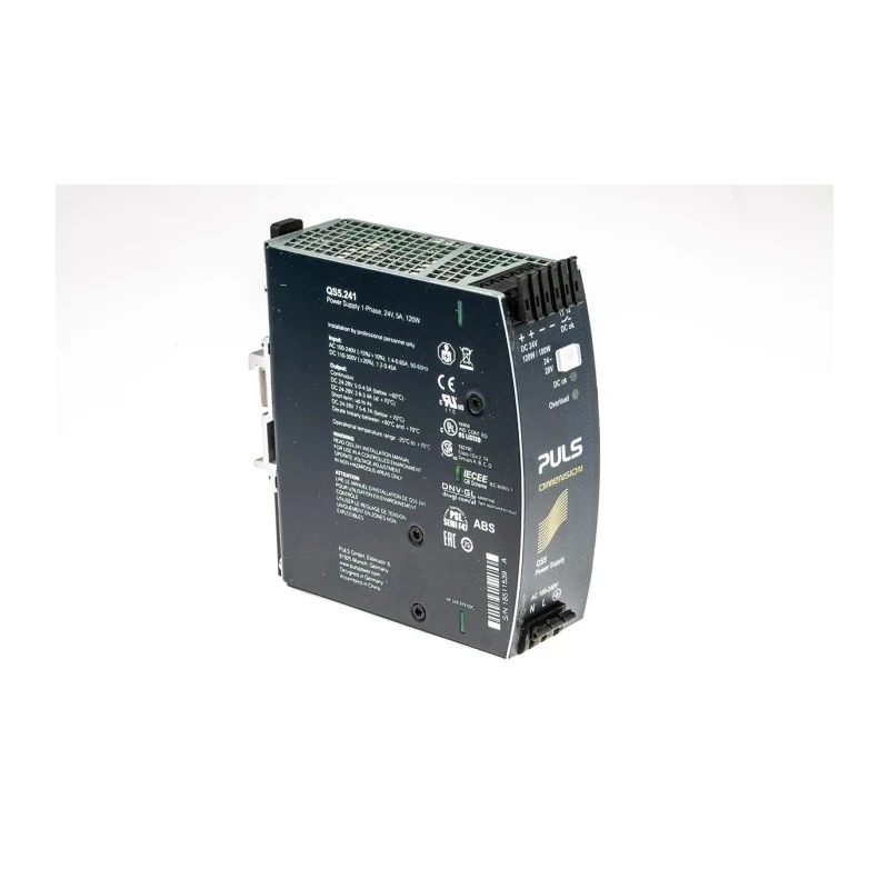 TRACOPOWER DIMENSION Switched Mode DIN Rail Power Supply 28V DC, 5A Output, 120W Power QS5.241