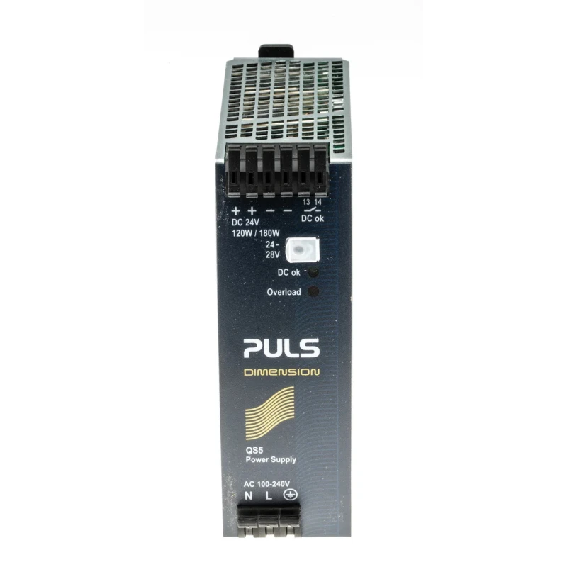 TRACOPOWER DIMENSION Switched Mode DIN Rail Power Supply 28V DC, 5A Output, 120W Power QS5.241