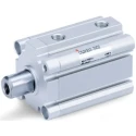 SMC 20 mm Double Acting Cylinder Aluminium Alloy Body Through Hole Mount CQ2 Series CQ2KB20-20D