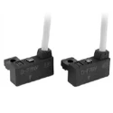 SMC 3-Wire Open End Cable Rail PNP Solid State Pneumatic Cylinder Switch with LED Indicator D-F7PV