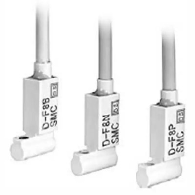 SMC Pneumatic 2-Wire Open End Cable Direct NPN Solid State Switch 24V LED Indicator D-F8B