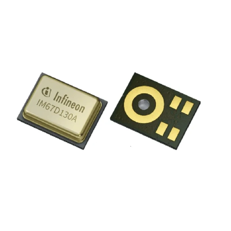 Infineon MEMS Microphone 5-Pin Omni-Directional Surface Mount Digital Output PG-LLGA-5 1.62V-3.6V IM67D130AXTSA2