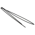 TE Connectivity Black Polyolefin Heat Shrink Tubing 3 mm Sleeve Diameter x 1.2 m Length 3:1 Ratio RNF 3000-3/1-0
