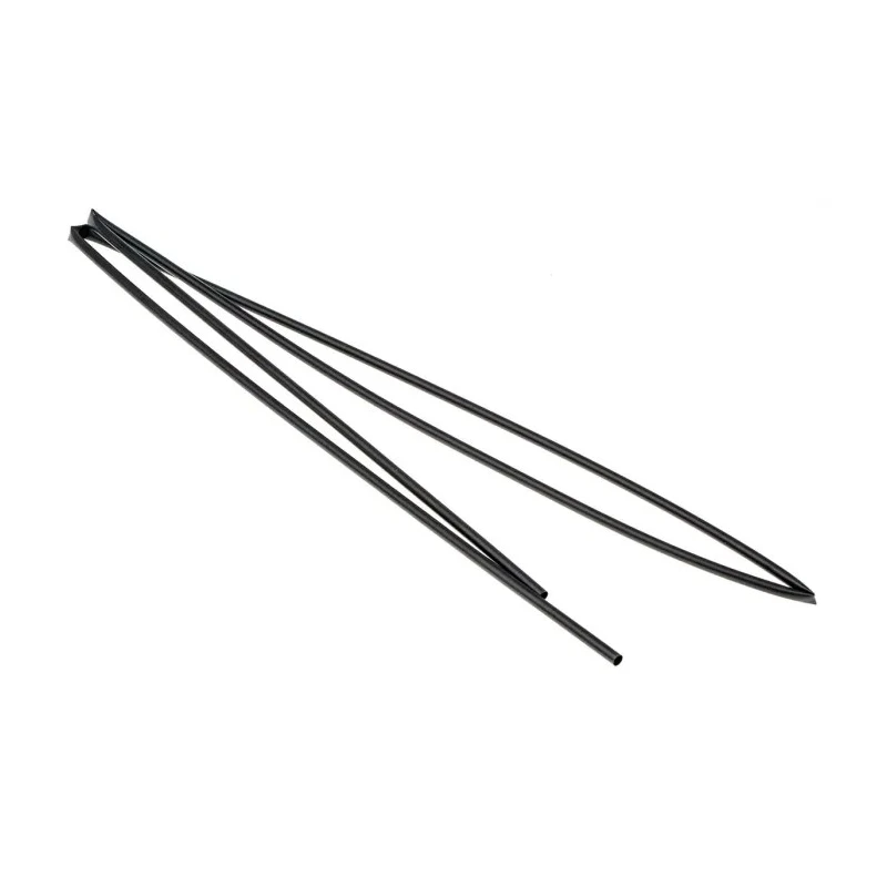 TE Connectivity Black Polyolefin Heat Shrink Tubing 3 mm Sleeve Diameter x 1.2 m Length 3:1 Ratio RNF 3000-3/1-0