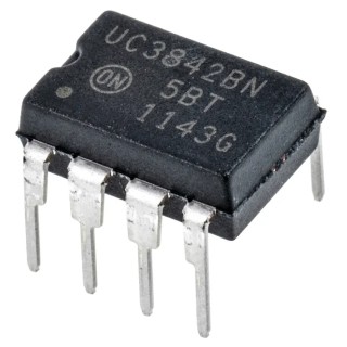 onsemi 8-Pin PDIP 5-Channel Current Mode PWM Controller 30V 500 kHz UC3842BNG