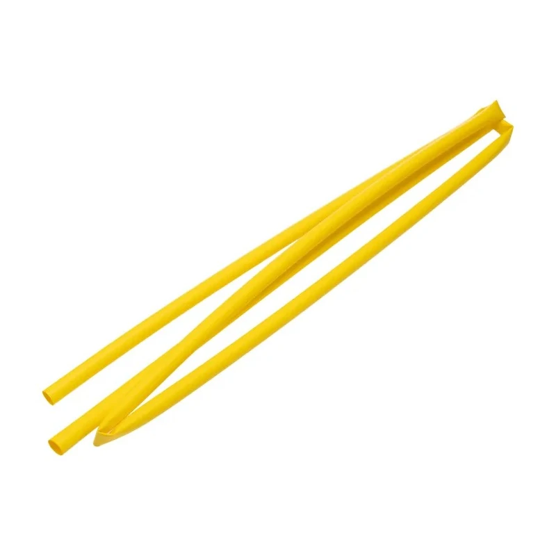TE Connectivity Heat Shrink Tubing Yellow 6 mm Sleeve Diameter x 1.2 m Length 3:1 Ratio Polyolefin RNF 3000-6/2-4