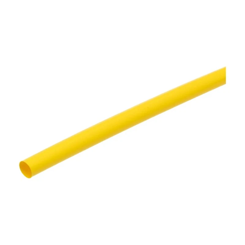 TE Connectivity Heat Shrink Tubing Yellow 6 mm Sleeve Diameter x 1.2 m Length 3:1 Ratio Polyolefin RNF 3000-6/2-4
