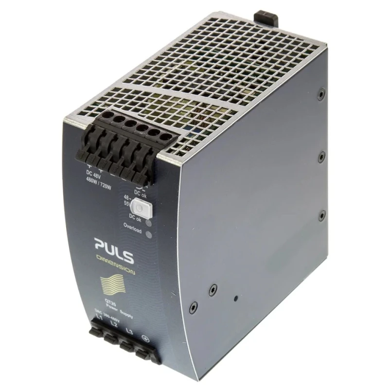 Phoenix Contact DIMENSION Switched Mode 3-Phase DIN Rail Power Supply 480W 55V dc 10A Output QT20.481