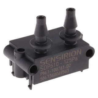 Sensirion Digital Differential Pressure Sensor I2C Output, Pressure Range -125 Pa to 125 Pa, 3.3 V Power, PCB SDP600