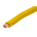 RS PRO Yellow 6 mm² Flexible BK Series Hook Up Wire, 9 AWG, 80/0.3 mm Core Strands, 25 m Polyvinyl Chloride 516-7940