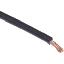 RS PRO Black 6 mm² 9 AWG Hook Up Wire Flexible BK Series Annealed Copper Conductor PVC Jacket 25m 600V 516-7906