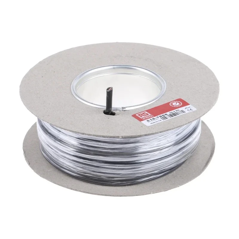 RS PRO Black 6 mm² 9 AWG Hook Up Wire Flexible BK Series Annealed Copper Conductor PVC Jacket 25m 600V 516-7906