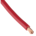 RS PRO Red 10 mm² Hook Up Wire, 7 AWG, 80 x 0.4 mm Core Strands, 25 m Length, Polyvinyl Chloride Jacket 516-7984