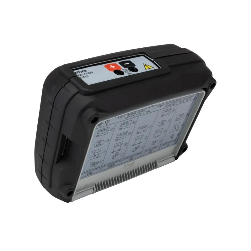 Megger Insulation & Continuity Tester 250 V Min, 500 V dc Max, LCD Display, CAT III 600 V, Model MIT300