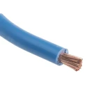 RS PRO Blue 6 mm² Hook Up Wire, 9 AWG, 80/0.3 mm Strands, 25 m Length, Polyvinyl Chloride Jacket, 600 V, 70°C 516-7928