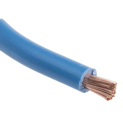 RS PRO Blue 6 mm² Hook Up Wire, 9 AWG, 80/0.3 mm Strands, 25 m Length, Polyvinyl Chloride Jacket, 600 V, 70°C 516-7928