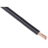 RS PRO Black 10 mm² 7 AWG Hook Up Wire, 72/0.4 mm Core Strands, 25 m Length, Polyvinyl Chloride Insulation, 600V 516-7962