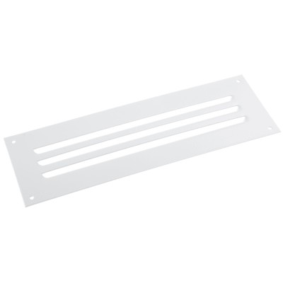 Rittal Light Grey Steel Vent Grille Parallel Slat 110mm Height, 330mm Width, 8mm Depth 2543235