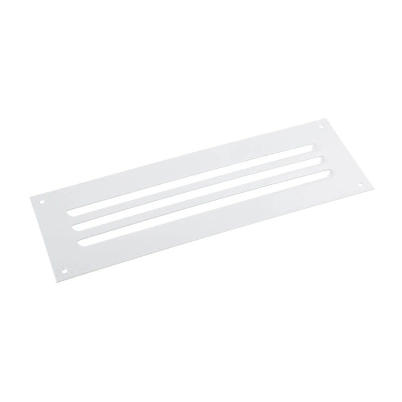 Rittal Light Grey Steel Vent Grille Parallel Slat 110mm Height, 330mm Width, 8mm Depth 2543235