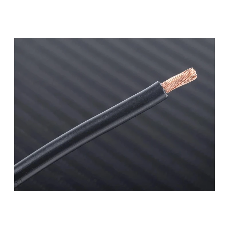 RS PRO Black 10 mm² 7 AWG Hook Up Wire, 72/0.4 mm Core Strands, 25 m Length, Polyvinyl Chloride Insulation, 600V 516-7962