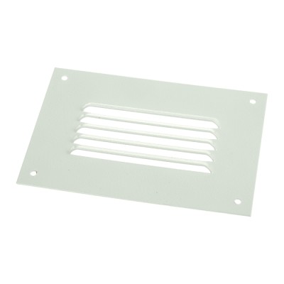 Rittal Light Grey Steel Vent Grille Parallel Slat 110 mm Height, 160 mm Width, 8 mm Depth 2541235