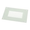 Rittal Light Grey Steel Vent Grille Parallel Slat 110 mm Height, 160 mm Width, 8 mm Depth 2541235