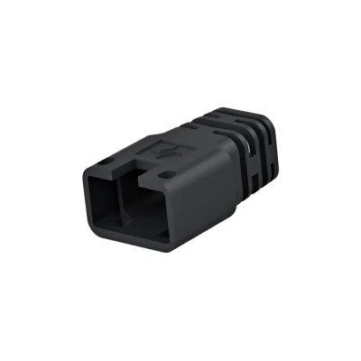 Telegartner RJ45 Connector Boot Black Polycarbonate MP8 Series for Use with B00081A0031 B00081A0031