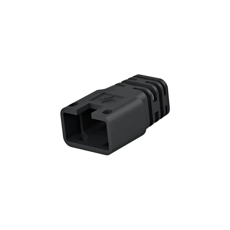Telegartner RJ45 Connector Boot Black Polycarbonate MP8 Series for Use with B00081A0031 B00081A0031