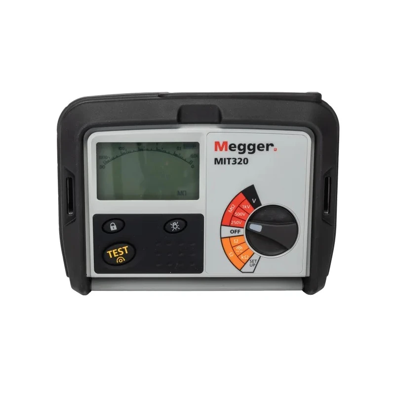 Megger Insulation & Continuity Tester 250 V Min, 1000 V dc Max, 999 MΩ CAT III MIT320