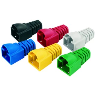 Telegartner RJ45 Cable Boot MP8 Black Polycarbonate Accessory B00080F0089